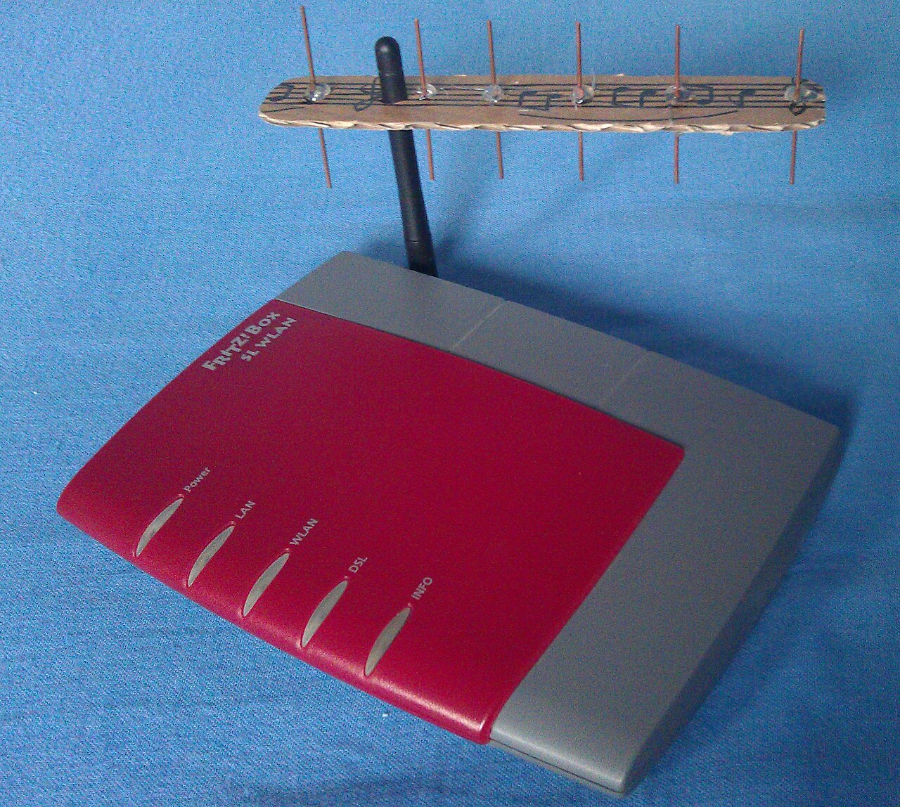 Yagi-Uda antenna for Wi-Fi on Router