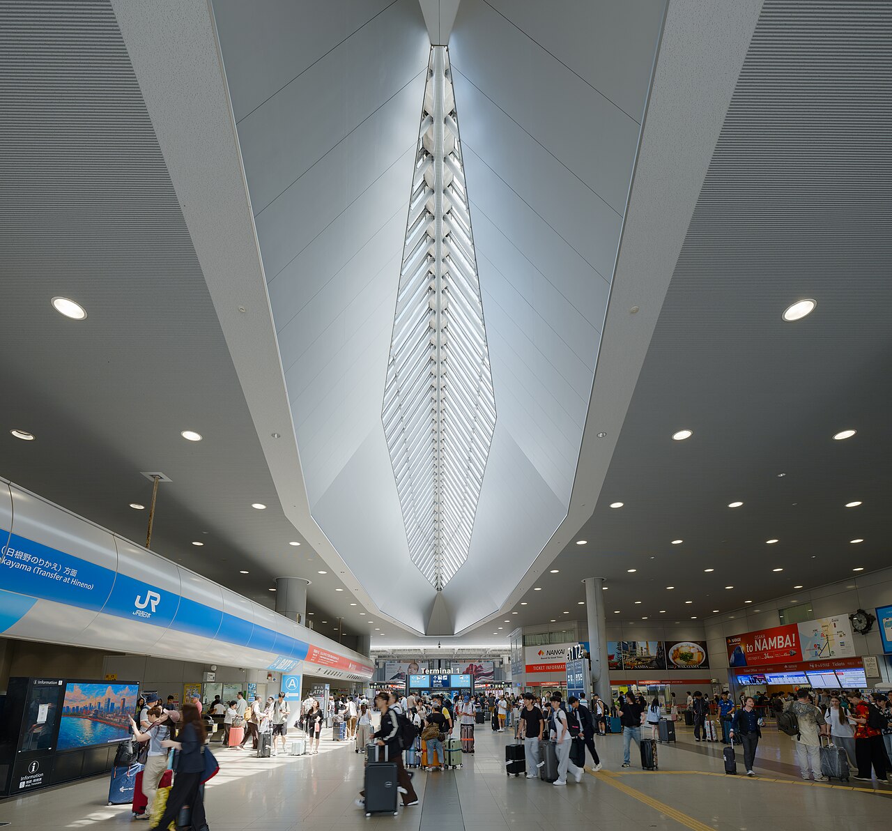 Kansai Airport Station concourse JR West and Nankai 2026 06 21 dllu